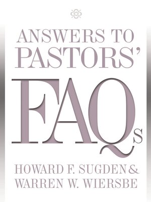 cover image of Answers to Pastors' FAQs